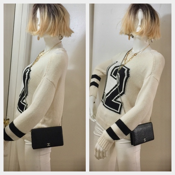 ❌❌CHANEL CC Logo Lamb Skin Wallet/Crossbody Bag 💼 - Picture 14 of 15